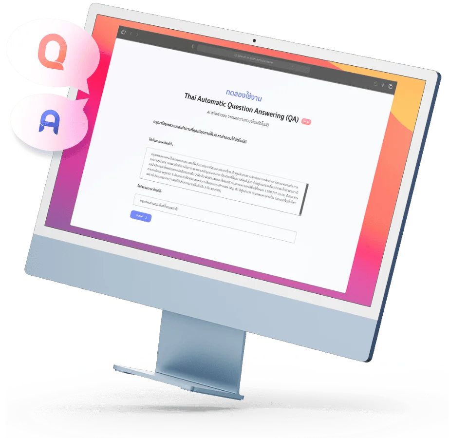 Thai Auto Question Answering (ThaiQA)