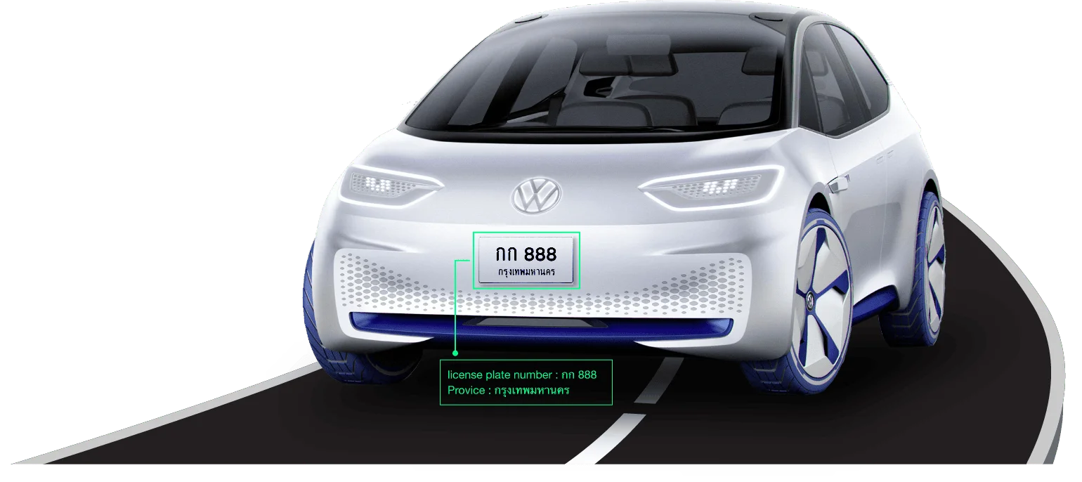 Thai Vehicle License Plate OCR