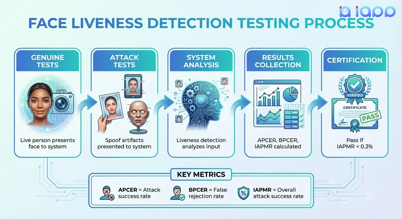 Face Liveness Detection Testing Process