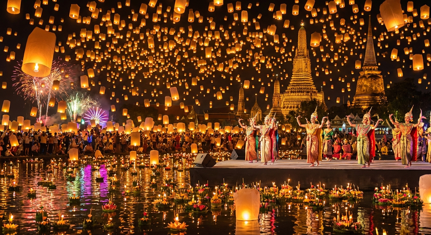 AI Generated Image Example - Beautiful Thai temple artwork created with Nanobanana