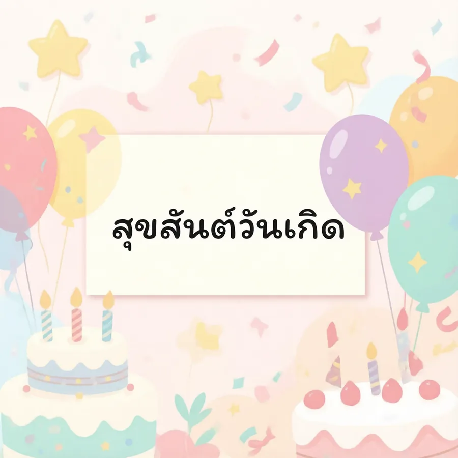 สุขสันต์วันเกิด