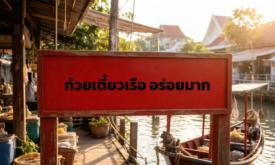 ก๋วยเตี๋ยวเรือ อร่อยมาก