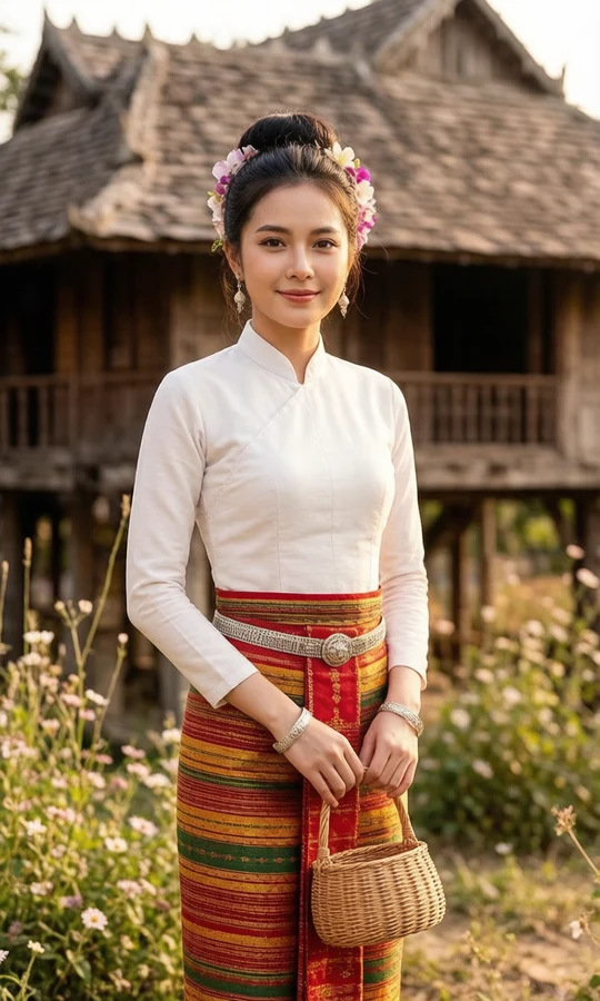 พอร์เทรตชุดล้านนา (ไม่มีข้อความ)
