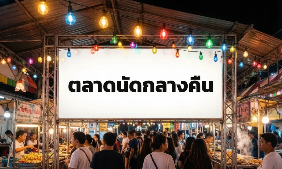 ตลาดนัดกลางคืน