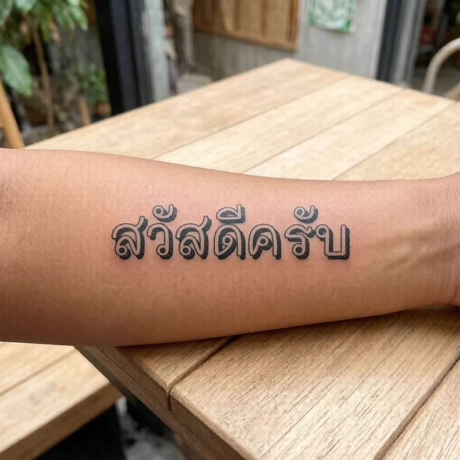 สวัสดีครับ